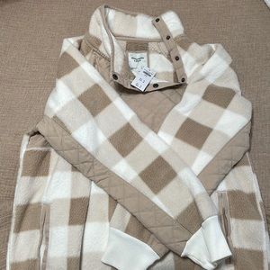 Abercrombie and Fitch Flannel Sweatshirt